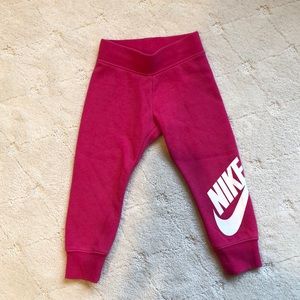 2T NIKE GIRLS PINK SWEATPANTS